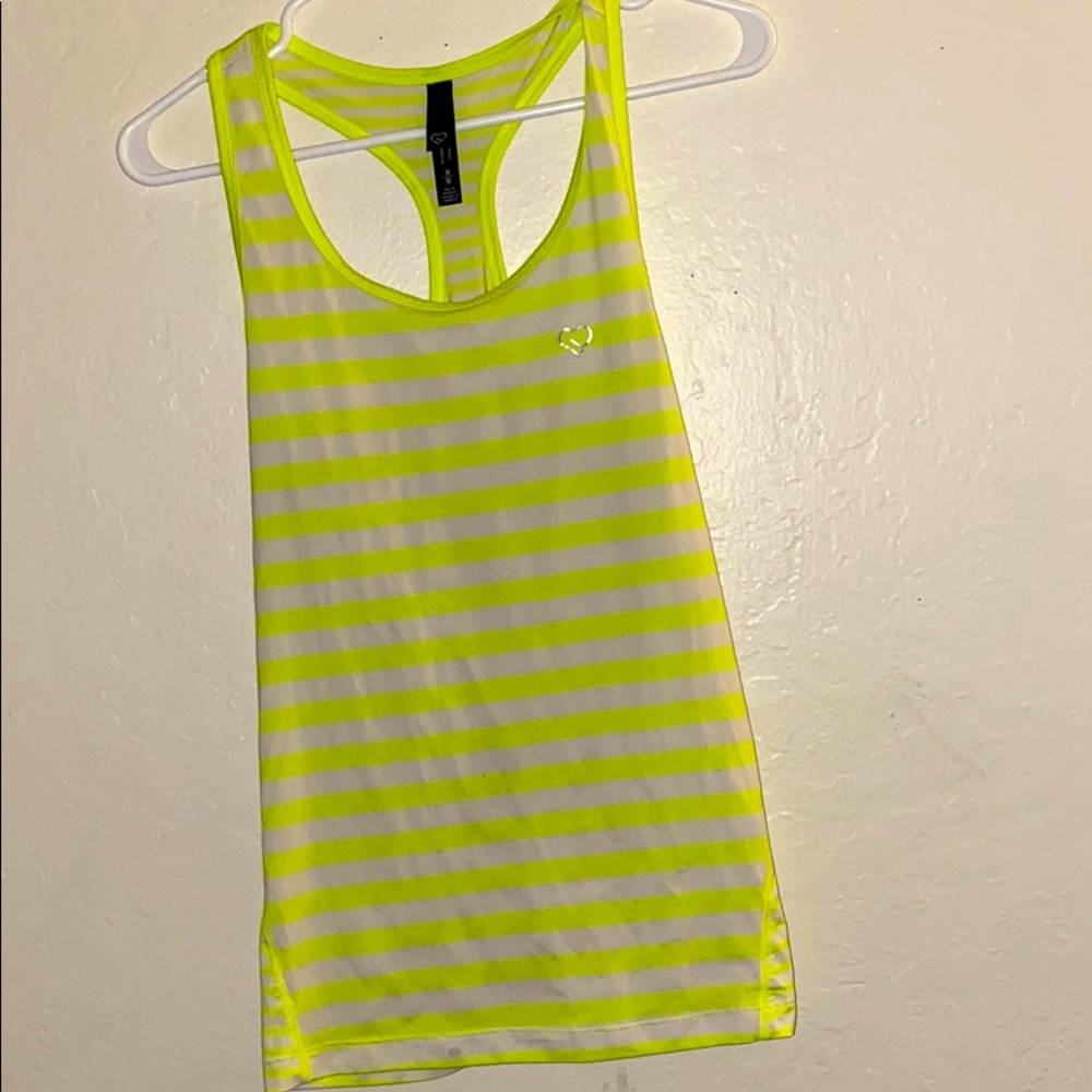 Striped workout Tank